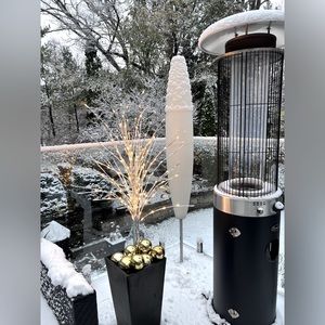 OUTDOOR LED GLIMMER TREE W/ AUTO TWINKLE